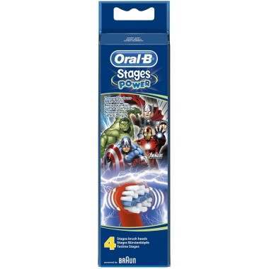Oral-B EB10-4K Avengers 4 Pack Toothbrush Heads