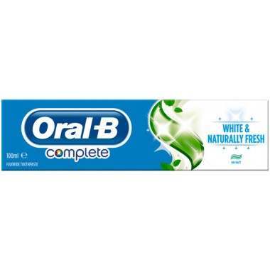 Oral-B 81523889 Complete White & Naturally Fresh Toothpaste