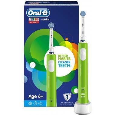 Oral-B D16.513 Junior 6+ Green Electric Toothbrush