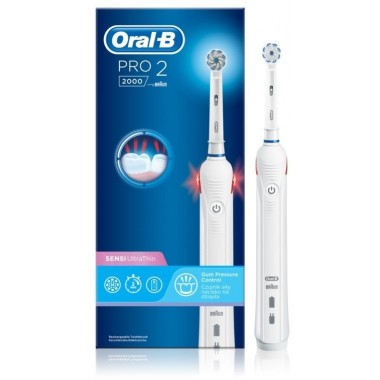 Oral-B D501.513.2 Pro 2 2000S SensiClean Electric Toothbrush