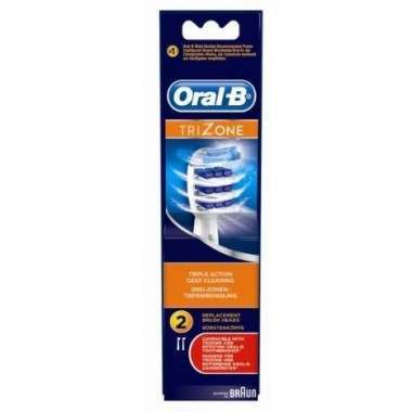 Oral-B EB30-2 2 Pack TriZone Toothbrush Heads