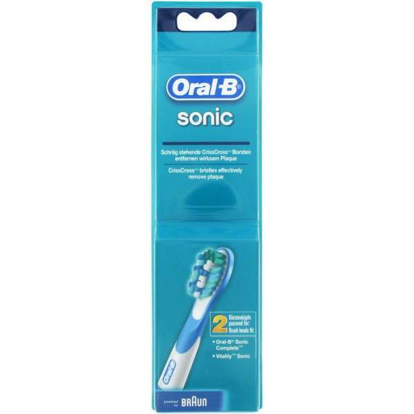 helbrede vinde mærke navn Oral-B SR18-2 2 Pack Sonic Toothbrush Heads
