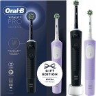 Oral-B D103.427.3H Vitality Pro Duo Pack (Black & Purple) Electric Toothbrush