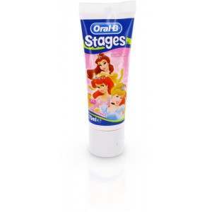 Oral-B Princess Bubble Gum Stages Toothpaste