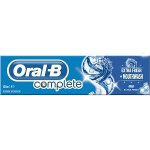 Oral-B 81586982 Complete Fresh Mint Mouthwash + Toothpaste