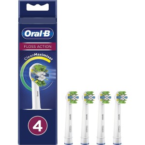 Oral-B EB25-4 Floss Action 4 Pack Toothbrush Heads