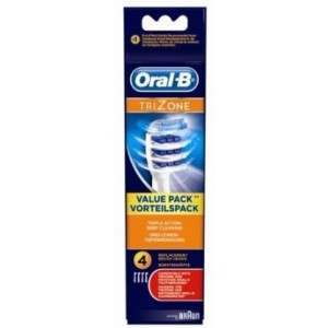 Oral-B EB30-4 4 Pack TriZone Toothbrush Heads
